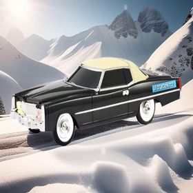 Ultratekno 1966 Cadillac Model Retro Araba Siyah Bluetooth Hoparlör