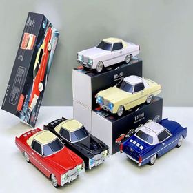 Ultratekno 1966 Cadillac Model Retro Araba Siyah Bluetooth Hoparlör