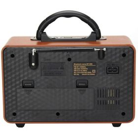 Ultratekno BT5.0 UT-157BT Nostaljik Görünümlü Ahşap Radyo Bluetooth Hoparlör