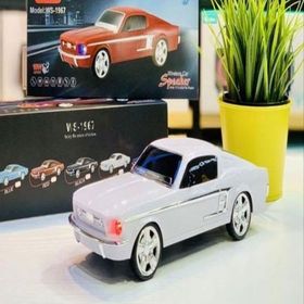 Ultratekno Ford Mustang GT 1967 Model 10 W Beyaz Bluetooth Hoparlör