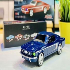 Ultratekno Ford Mustang GT 1967 Model 10 W Koyu Mavi Bluetooth Hoparlör