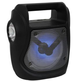 Ultratekno GTS 1535 Işıklı 4 inç Taşınabilir 5 W Siyah Bluetooth Hoparlör