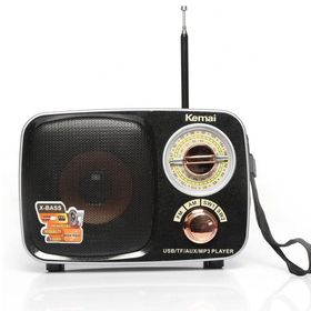 Ultratekno MD-308BT Retro Radyo Kırmızı Bluetooth Hoparlör