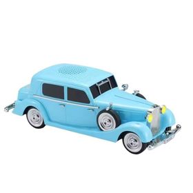 Ultratekno WS-1934 Pontiac Sedan Diecast Araba Mavi Bluetooth Hoparlör