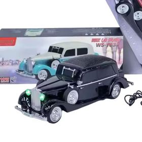 Ultratekno WS-1934 Pontiac Sedan Diecast Araba Siyah Bluetooth Hoparlör