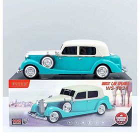 Ultratekno WS-1934 Pontiac Sedan Diecast Araba Turkuaz Bluetooth Hoparlör