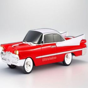 Ultratekno WS-1965BT Dodge 59 Model Retro Araba Kırmızı Bluetooth Hoparlör