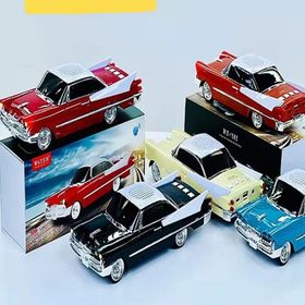 Ultratekno WS-1965BT Dodge 59 Model Retro Araba Kırmızı Bluetooth Hoparlör