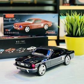 Ultratekno WS-1967BT Ford Mustang GT 1967 Model 10 W Bluetooth Hoparlör Fm Radyo USB TF AUX Destekli Speaker Siyah Bluetooth Hoparlör