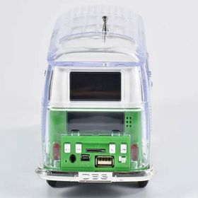 Ultratekno WS-267BT 1967 Model T1 Vosvos Minibüs Yeşil Bluetooth Hoparlör