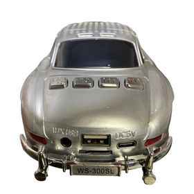Ultratekno WS-300SL Klasik Benz Model 10 W FM Radyo USB TF AUX Destekli Speaker Açık Gri Bluetooth Hoparlör
