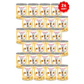 Ultravita 24x415 gr Premium Yüksek Proteinli Gurme Konserve Yetişkin Köpek Maması