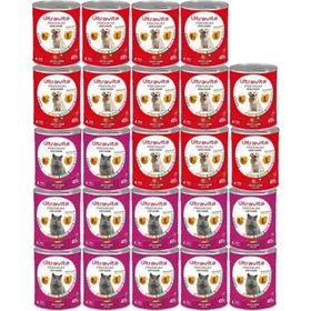 Ultravita Yüksek Proteinli Kuzu ve Sığır Etli 24x415 gr Konserve Yaş Kedi ve Köpek Mama