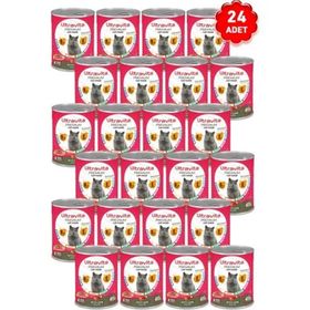 Ultravita Yüksek Proteinli Sterilised Kısırlaştırılmış Kuzu Etli 24x415 gr Konserve Yaş Kedi Mama