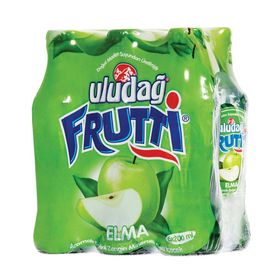 Uludağ Frutti Elma 200 ml Meyveli Soda (6 adet)
