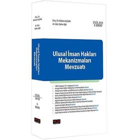Ulusal İnsan Hakları Mekanizmaları Mevzuatı - Bülent Algan