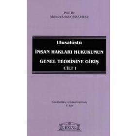 ULUSALÜSTÜ İNSAN HAKLARI HUKUKUNUN GENEL TEORISINE GIRIŞ CILT 1 - MEHMET SEMIH GEMALMAZ