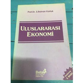 ULUSLARARASI EKONOMI - S. RIDVAN KARLUK