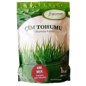 Ulusoy Tohumculuk 6 Mix 1 kg Çim Tohumu