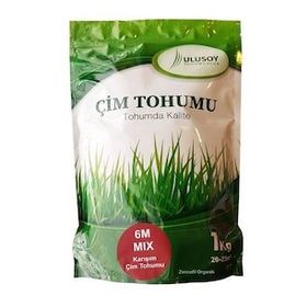 Ulusoy Tohumculuk 6 Mix 1 kg Çim Tohumu