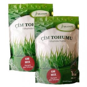 Ulusoy Tohumculuk 6 Mix 2x1 kg Çim Tohumu