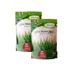 Ulusoy Tohumculuk 6 Mix 2x1 kg Çim Tohumu