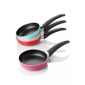 Ulutaş 12 cm Pembe Teflon Mini Sos Tavası