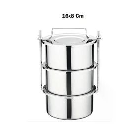 Ulutaş 16x8 cm 3 Katlı Isıtılabilir Sefertası