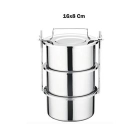 Ulutaş 16x8 cm 3 Katlı Isıtılabilir Sefertası