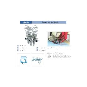 Uma 1İ014-5 25X12 mm UMA-24 Arabiyeli Üçlü Şerit Aparatı