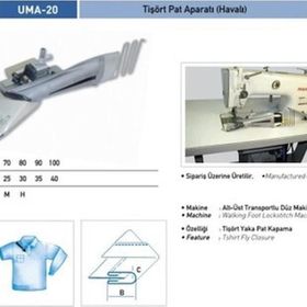 Uma A1379-4 60 mm 20 mm / UMA-20 Tshirt Havalı Pat Apara