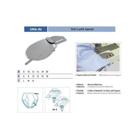 Uma A359-1 8X10 / UMA-86 Gizli Lastik Temiz Katlama Aparatı