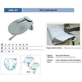 Uma A923-1 8X10/ UMA-87 Gizli Lastik Tek Katlama Aparatı