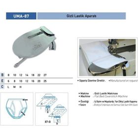 Uma A923-1 8X10/ UMA-87 Gizli Lastik Tek Katlama Aparatı