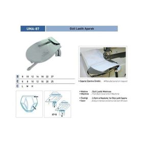 Uma A923-1 8X10/ UMA-87 Gizli Lastik Tek Katlama Aparatı