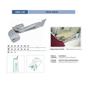 Uma B1354 85x32 mm / UMA-165 Lastikli Kemer Apara