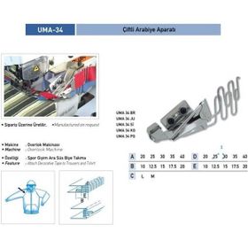 Uma U1181 20X10 mm / UMA-34 Çift Arabiye Aparatı