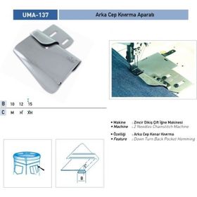 Uma UMA-137 Arka Cep Kıvırma Aparatı