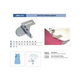 Uma UMA216 16X8 mm / UMA-216 Şerit İkiye Katlama Apara
