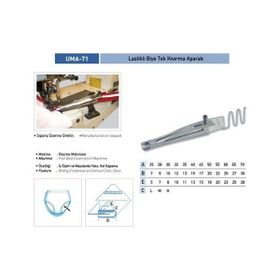 Uma UMA71 40X15 / UMA-71 Lastikli Biye Tek Kıvırma Aparatı