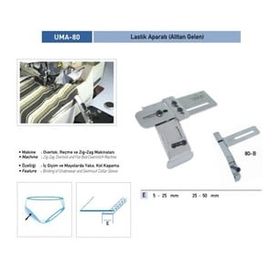 Uma UMA80 Sabit 5 mm / UMA-80 Alttan Gelen Lastik Aparat
