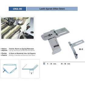 Uma UMA80 Sabit 5 mm / UMA-80 Alttan Gelen Lastik Aparat