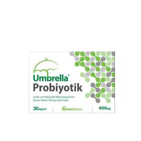 Umbrella Probiyotik İnülin 30 Kapsül