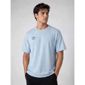 Umbro NF0150 Season Erkek Açık Mavi Pamuklu Spor Tişört