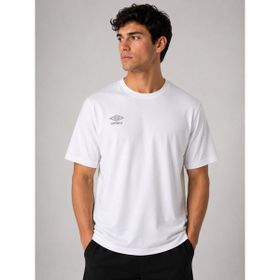 Umbro NF0150 Season Erkek Beyaz Pamuklu Spor Tişört