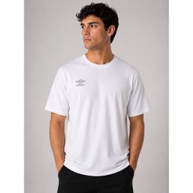 Umbro NF0150 Season Erkek Beyaz Pamuklu Spor Tişört