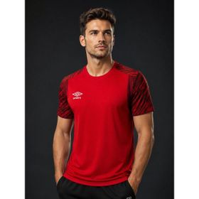 Umbro TF0437 Plus Training Erkek Kırmızı Antrenman Spor Tişörtü
