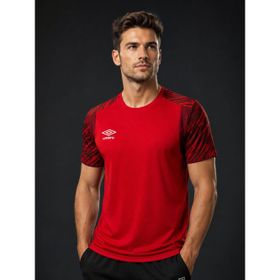 Umbro TF0437 Plus Training Erkek Kırmızı Antrenman Spor Tişörtü