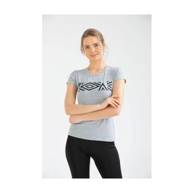 Umbro VF-0032 Hwa Supported Gri Kadın T-Shirt