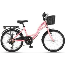 Ümit 2410 Alanya Sepetli 24 Jant 21 Vites Pembe Şehir Bisikleti